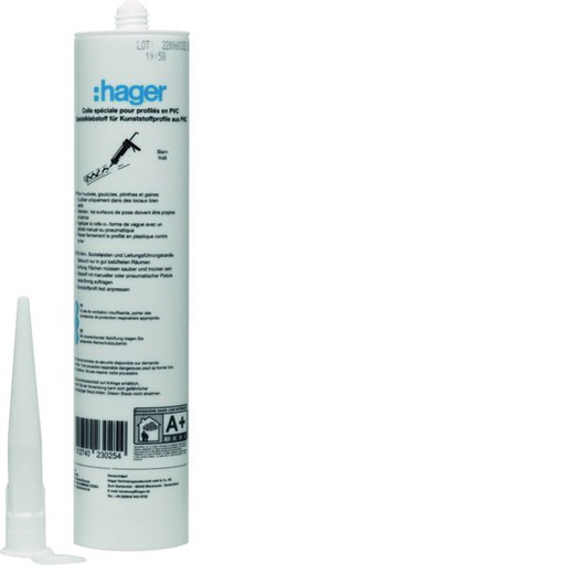 [HAG-ATAGLUECART] Cartouche de colle spéciale pour profilés en PVC ATAGLUECART
