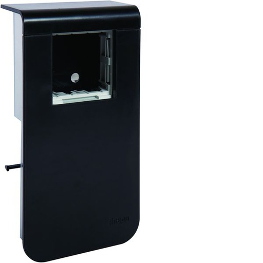 [HAG-SL151009709011] Support d'appareillage 45x45 pour plinthe SL15100 noir SL151009709011