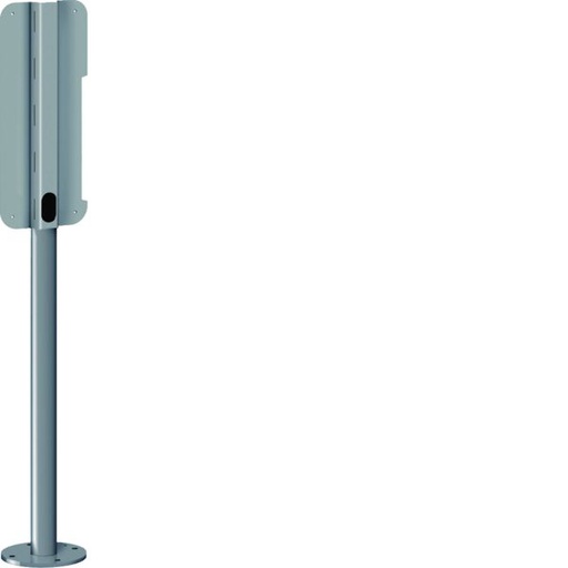 [HAG-XEVA130] Pied tubulaire pour 1 borne de recharge référence XEV1K, XEV1R RAL7021 XEVA130