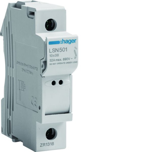 [HAG-LSN501] Coupe-circuit 1P 32A 690V L38 1 modules LSN501
