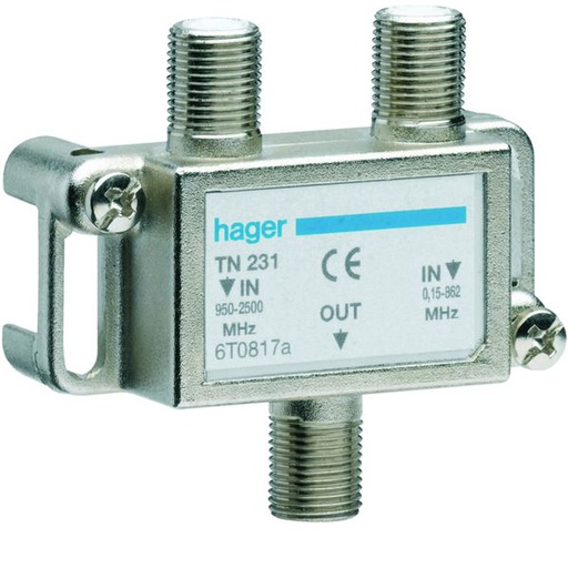 [HAG-TN231] Coupleur TV hertzien/satellite TN231