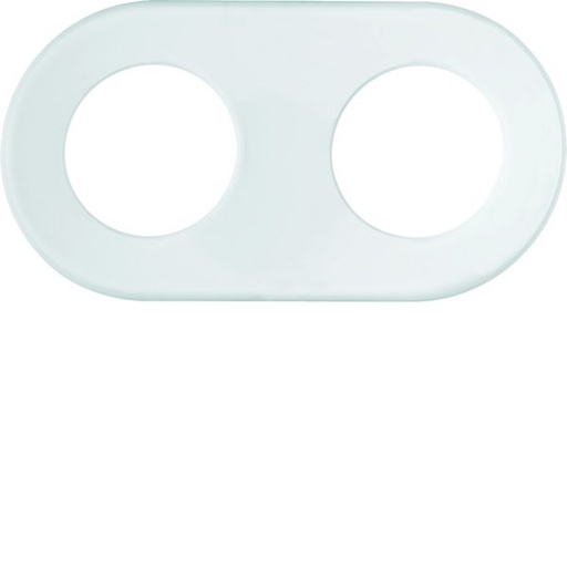 [HAG-WMV442] 1930 Plaque 2 postes en verre transparence WMV442