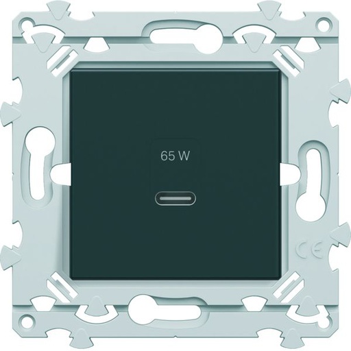 [HAG-WE115A] Prise Essensya USB C Charge rapide 65W Anthracite WE115A