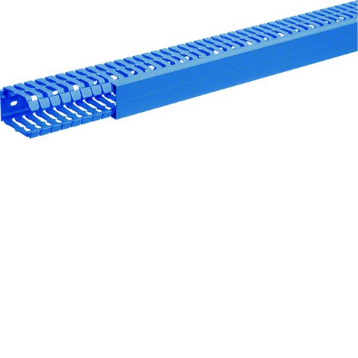 [HAG-BA760040BL] Goulotte de câblage complète BA7 prof 60mm l 40mm bleue BA760040BL