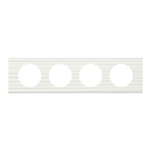 [LEG069014] Plaque Matiere 4P Corian Cannele legrand 069014