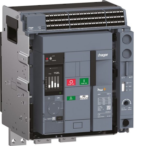 [HAG-HF1E316DEGH-MTS] Disjoncteur Ouvert complet HW1 66kA 1600A 3P Débrochable pour TU sentinel Energy HF1E316DEGH-MTS