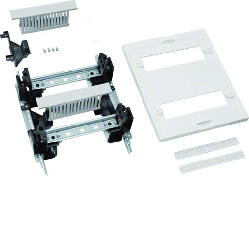 [HAG-UD21B6] Unité d'équipement modulaire goulotte 20 modules sur 2 rangée 300x250mm univers UD21B6