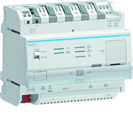 [HAG-TJA670] Serveur domotique résidentiel Domovea basic compatible KNX Secure TJA670