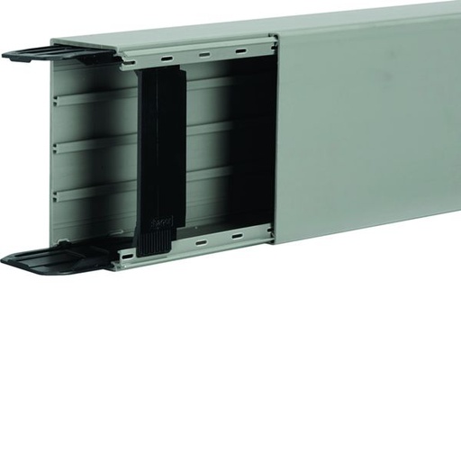 [HAG-LFF6011007030] Goulotte lifea h 110mm x p 60mm + 2 éclisses + 4 agrafes M7249 gris LFF6011007030