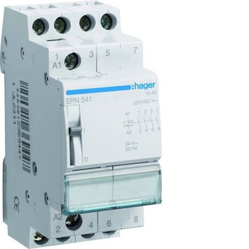 [HAG-EPN541] Télérupteur 4F 24V 16A 2 module EPN541