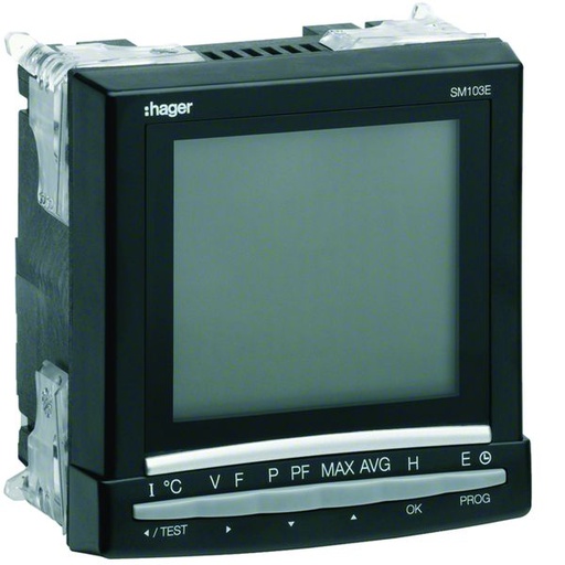 [HAG-SM103E] Centrale de mesure encastrée évoluée compatibles avec SM201, SM211, SM213, SM214 SM103E