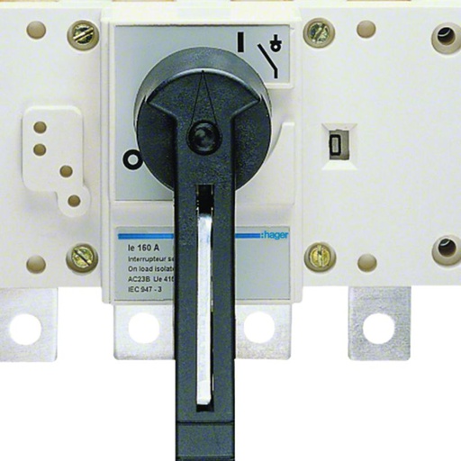 [HAG-HA458] Interrupteur coupure apparente 4P In630A Ue380 - 415Vac Poignée rotative longue HA458