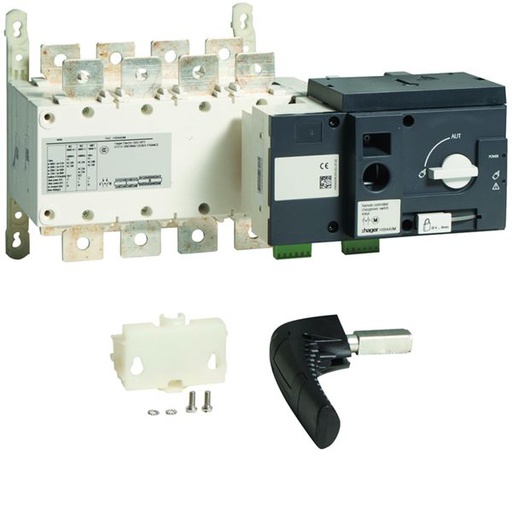 [HAG-HIB440M] Inverseur de source 4P In400A Ue380 - 415Vac commande motorisée HIB440M