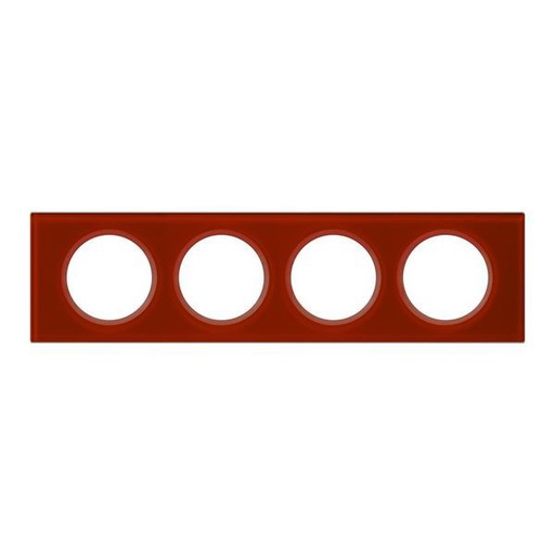 [LEG069474] Plaque Matiere 4P Verre Carmin legrand 069474