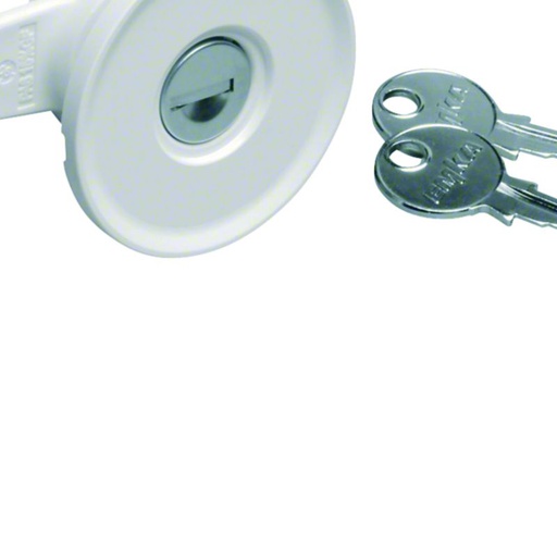 [HAG-FZ597N] Serrure à clé n° 1242E livrée avec 2 clés pour armoire univers IP44/54 FZ597N