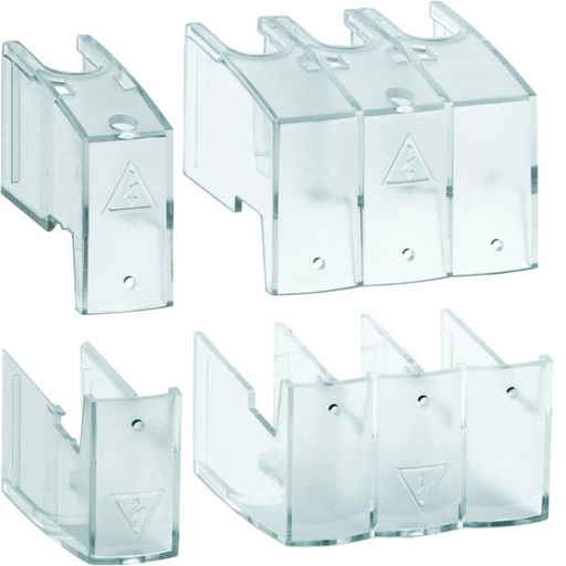 [HAG-HZC212] Capot cache borne 4P interrupteur 20A à 63A pour HABxxx 20 à 63A ou HIM 20 à 40A HZC212