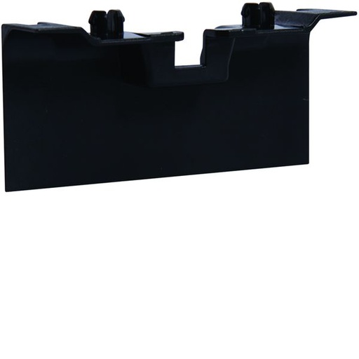 [HAG-SL20080AF9011] Pièce de recouvrement de support d'appareillage pour plinthe SL20080 noir SL20080AF9011