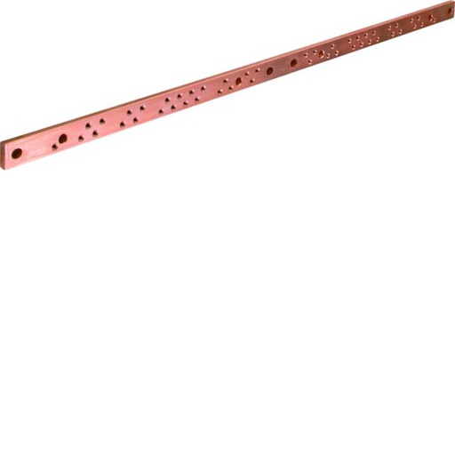 [HAG-UM30A5] Barre cuivre perforé M6 630A 30x10x880mm UM30A5