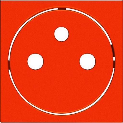 [HAG-WXD106E] Enjoliveur Gallery prise de courant affleurante 2P+T, finition Orange WXD106E