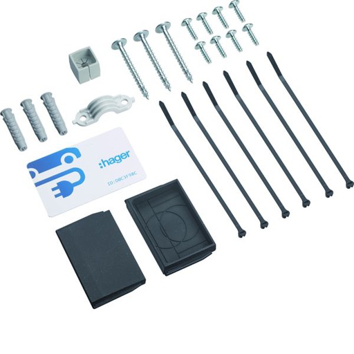 [HAG-XVS000] Witty one pièce détachée-Kit accessoires pour borne de recharge witty XVR1xx XVS000