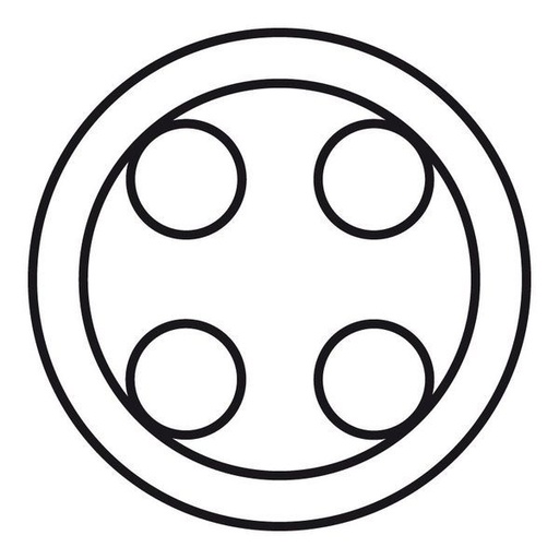 [LEG068232] Enjoliveur Celiane Prise Audio Banana 4 Sorties Blanc legrand 068232