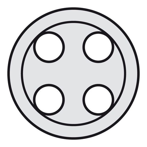 [LEG068532] Enjoliveur Celiane Prise Audio Banana 4 Sorties Titane legrand 068532