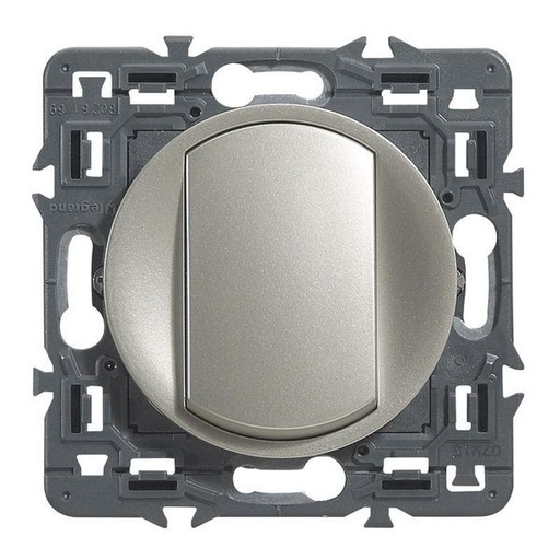 [LEG099780] Poussoir Céliane Soft 6A Titane legrand 099780