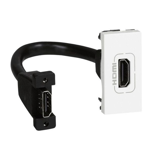 [LEG078778] Prise Hdmi Typea Version 1.4 Préconnectorisée Mosaic 1 Modul legrand 078778