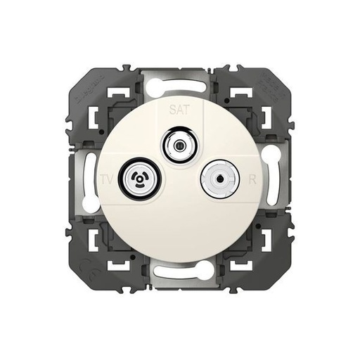 [LEG600353] Prise Tv-R-Sat 1 Câble Dooxie Finition Blanc legrand 600353