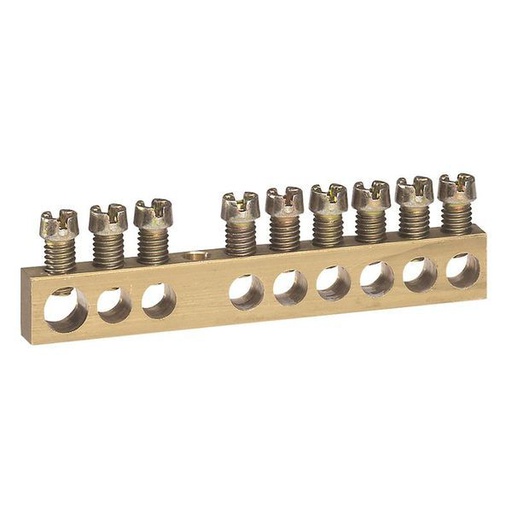 [LEG004803] Bornier De Répartition Nu À Visser 1 Connexion 6Mm² À 25M legrand 004803