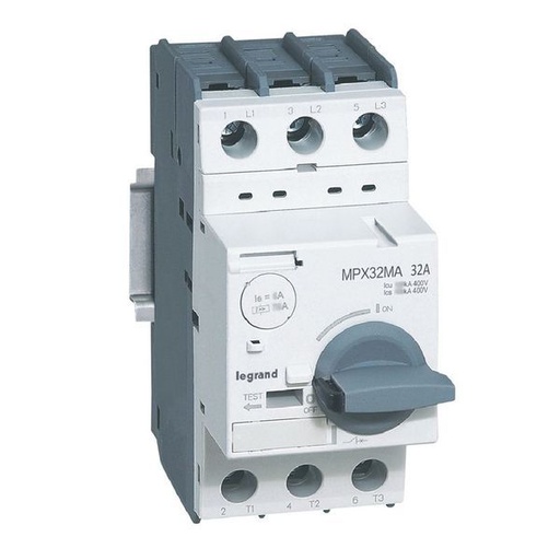 [LEG417355] Mpx 32Ma Disjoncteur Moteur Magnetique Seul 32.0A 50Ka legrand 417355