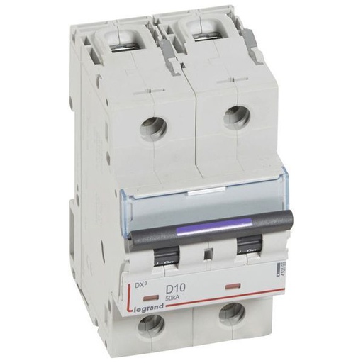 [LEG410199] Dx3 Disjoncteur 2P D10 50Ka legrand 410199