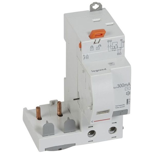 [LEG410420] Dx3 Bloc Differentiel 2P 63A Ac 300Ma Tg Auto legrand 410420