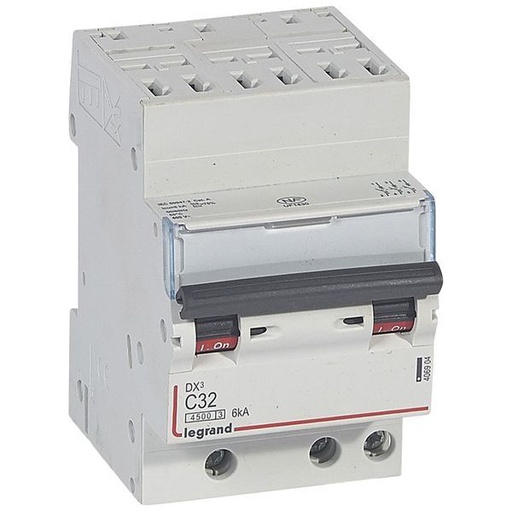 [LEG406904] Dx3 Disjoncteur 3P C32 4500A/6Ka Auto legrand 406904