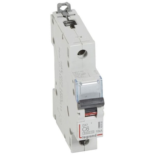[LEG407650] Dx3 Disjoncteur 1P C6 6000A/10Ka legrand 407650