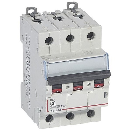 [LEG407825] Dx3 Disjoncteur 3P C6 6000A/10Ka legrand 407825