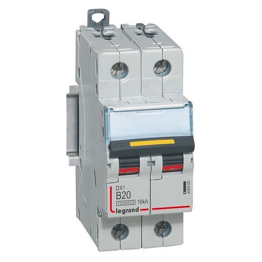 [LEG408960] Dx3 Disjoncteur 2P B20 10000A/16Ka legrand 408960