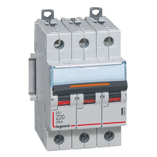 [LEG409925] Dx3 Disjoncteur 3P Z20 25Ka legrand 409925