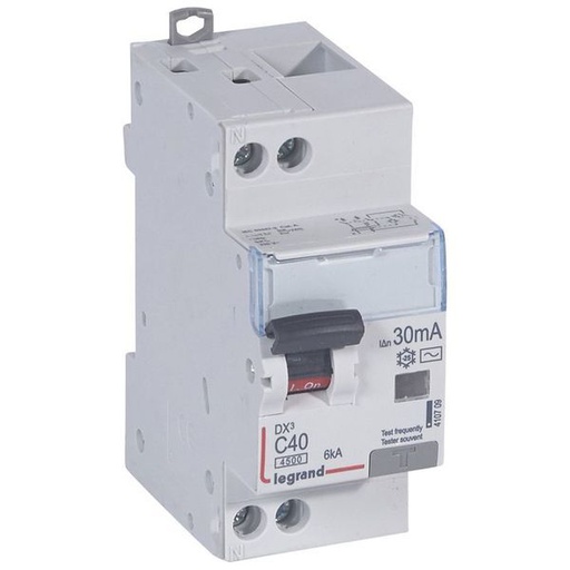 [LEG410709] Disjoncteur Diff Dx³ 4500 Vis/Vis U+N 230V~ 40A Typeac 3 legrand 410709