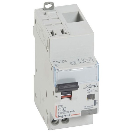 [LEG410716] Disjoncteur Diff Dx³ 4500 Auto/Vis U+N 230V~ 32A Typeac legrand 410716