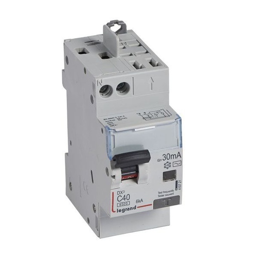 [LEG410721] Disjoncteur Diff Dx³ 4500 Vis/Auto -U+N 230V~ 40A Typeac 3 legrand 410721