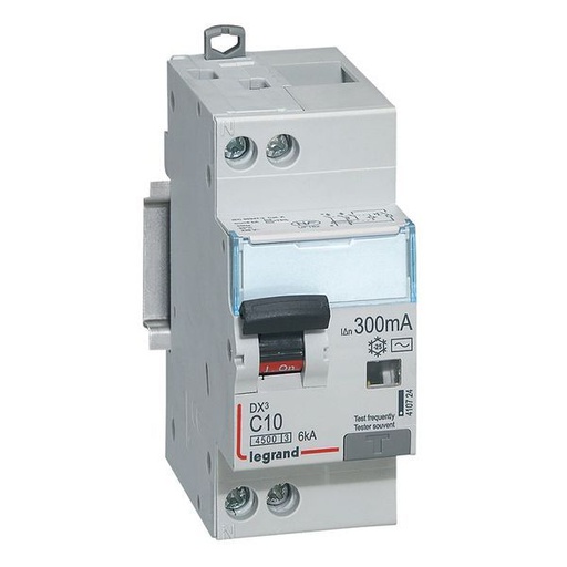 [LEG410724] Disjoncteur Diff Dx³ 4500 Vis/Vis -U+N 230V~ 10A -Typeac 300 legrand 410724