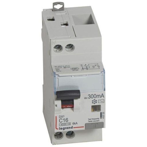 [LEG410725] Disjoncteur Diff Dx³ 4500 Vis/Vis -U+N 230V~ 16A -Typeac 300 legrand 410725