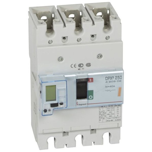 [LEG420302] Disjoncteur Électronique Dpx³250 Pouvoir De Coupure 25Ka 400 legrand 420302
