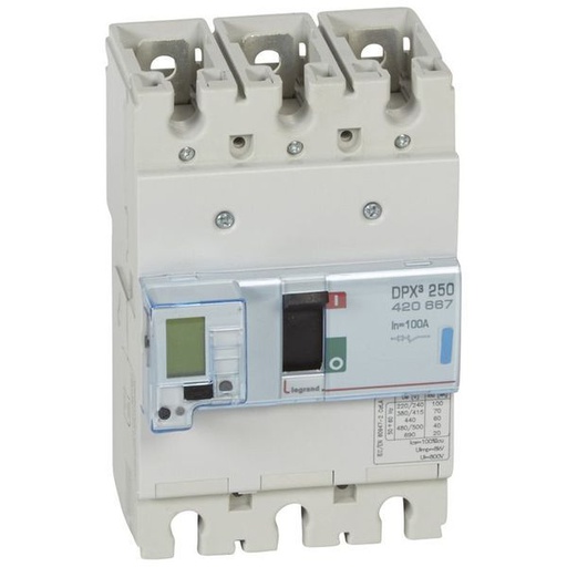 [LEG420667] Dpx3 250 Elect + Mesure 3P 100A 70Ka legrand 420667