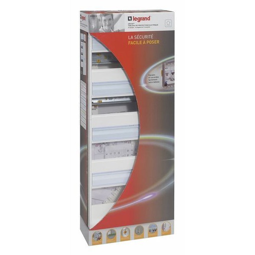 [LEG093023] Coffret À Équiper Drivia 4 Rangées 13 Modules Avec Borniers legrand 093023