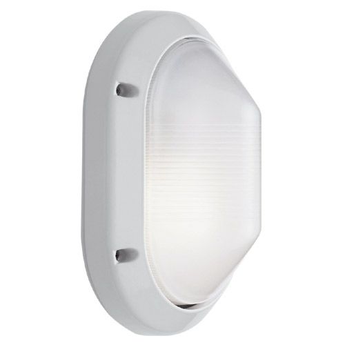 [LEO28338] Hublot Ovale blanc E27 100W Classe I IP54 230V