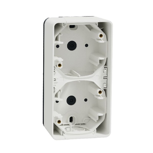 [SCHMUR39912] Mureva Styl - Boîte 2 postes verticale - saillie - MUR39912