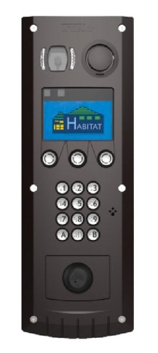 [URMPHBSZN] Plaque Hbs Zamac Noir T25 Urmet PHBSZN