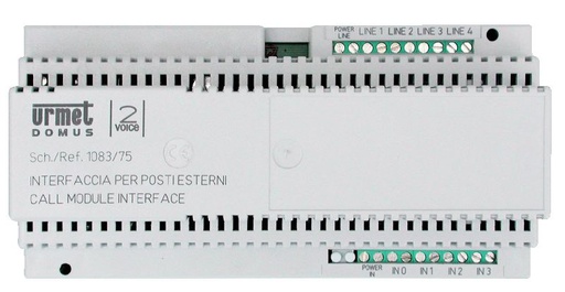 [URM1083/75] 2Voice Interface 4P 4C Urmet 1083/75